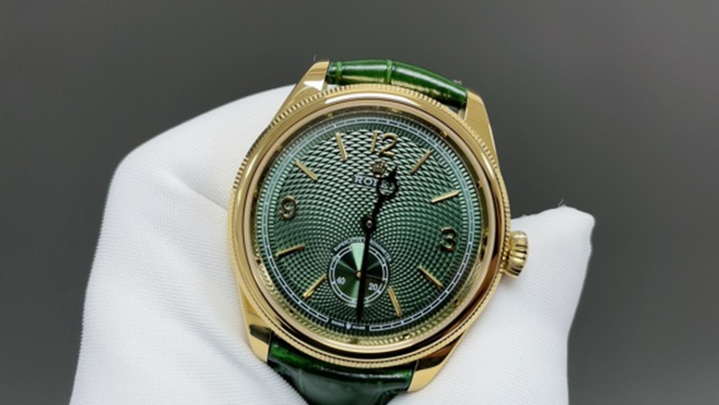 Best Edition with Cal.7140 Automatic Movement Rolex Hengdong 1908 model 39mm✖️9.8mm Green Watch
